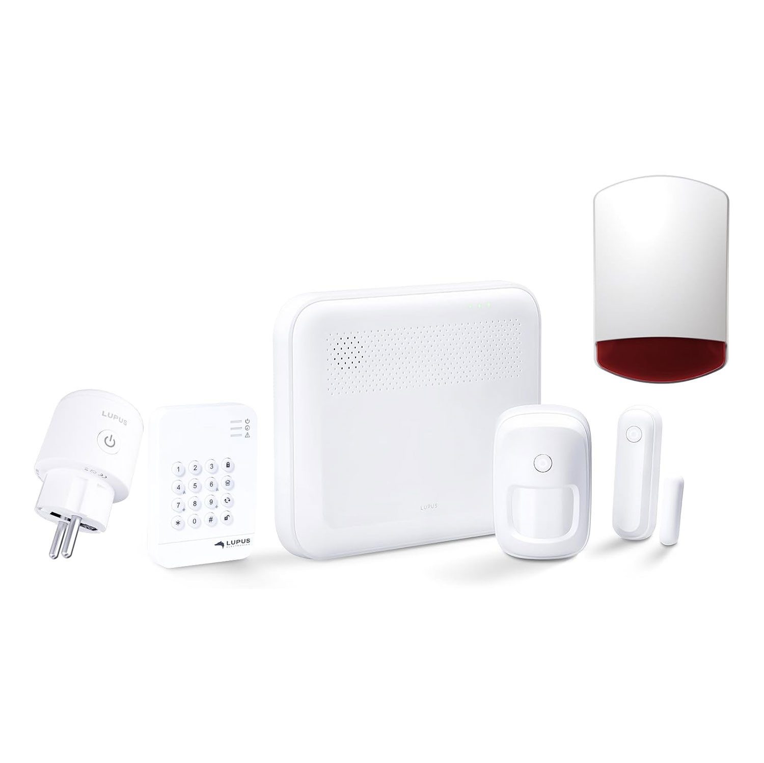 LUPUS ELECTRONICS XT1 Plus Smart Home Set Alarmanlage (Alarmanlage und Hausautomation in einer einzigen Zentrale)