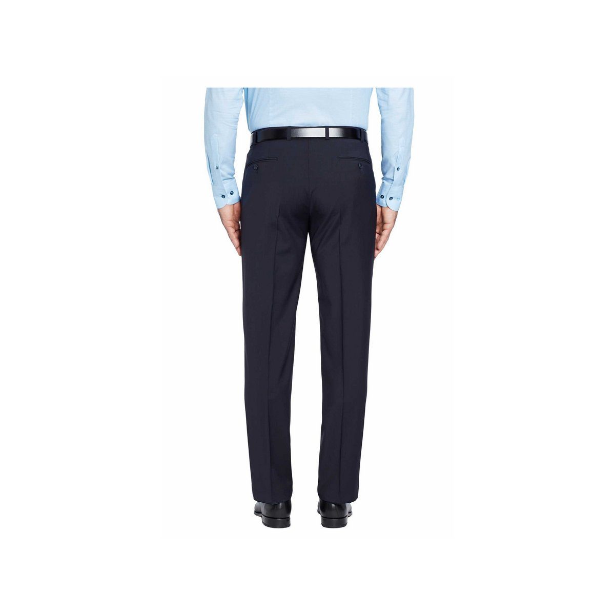 blau Angabe) (1-tlg., regular Anzughose 24 keine Digel blau fit