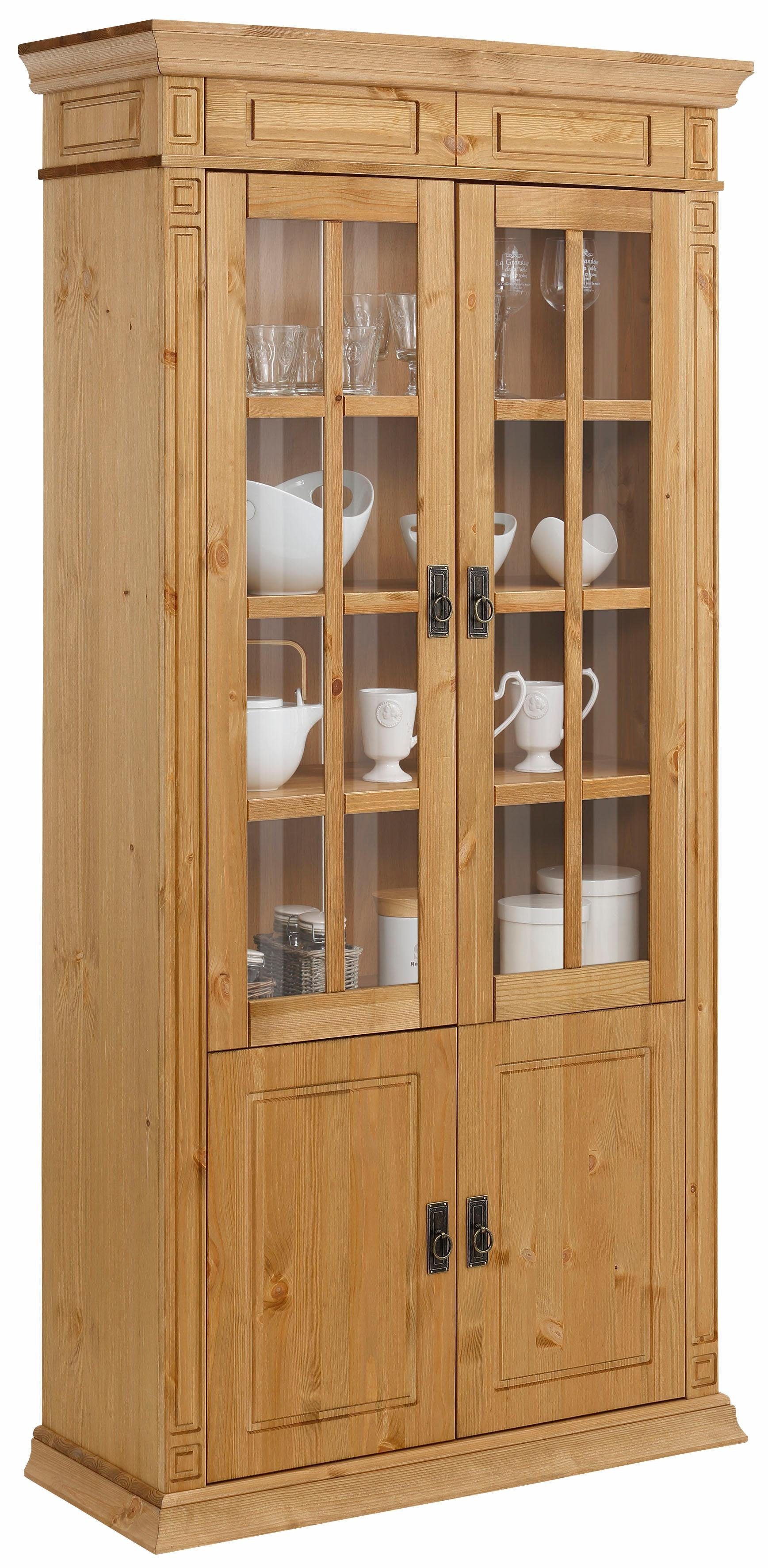 Home affaire Vitrine Vinales, Höhe 196 cm geölt