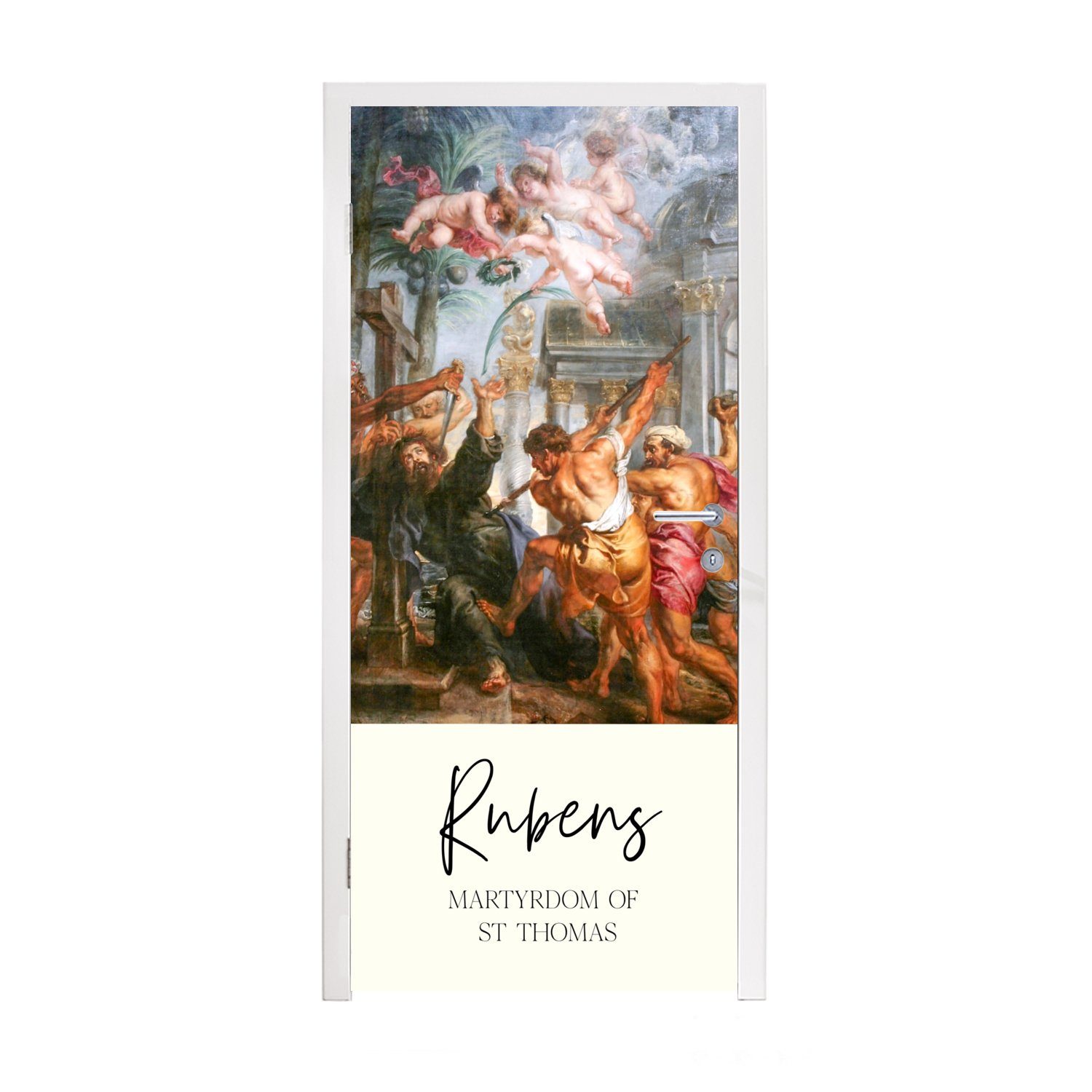 MuchoWow Türtapete Barock - Kunst - Rubens, Matt, bedruckt, (1 St), Fototapete für Tür, Türaufkleber, 75x205 cm