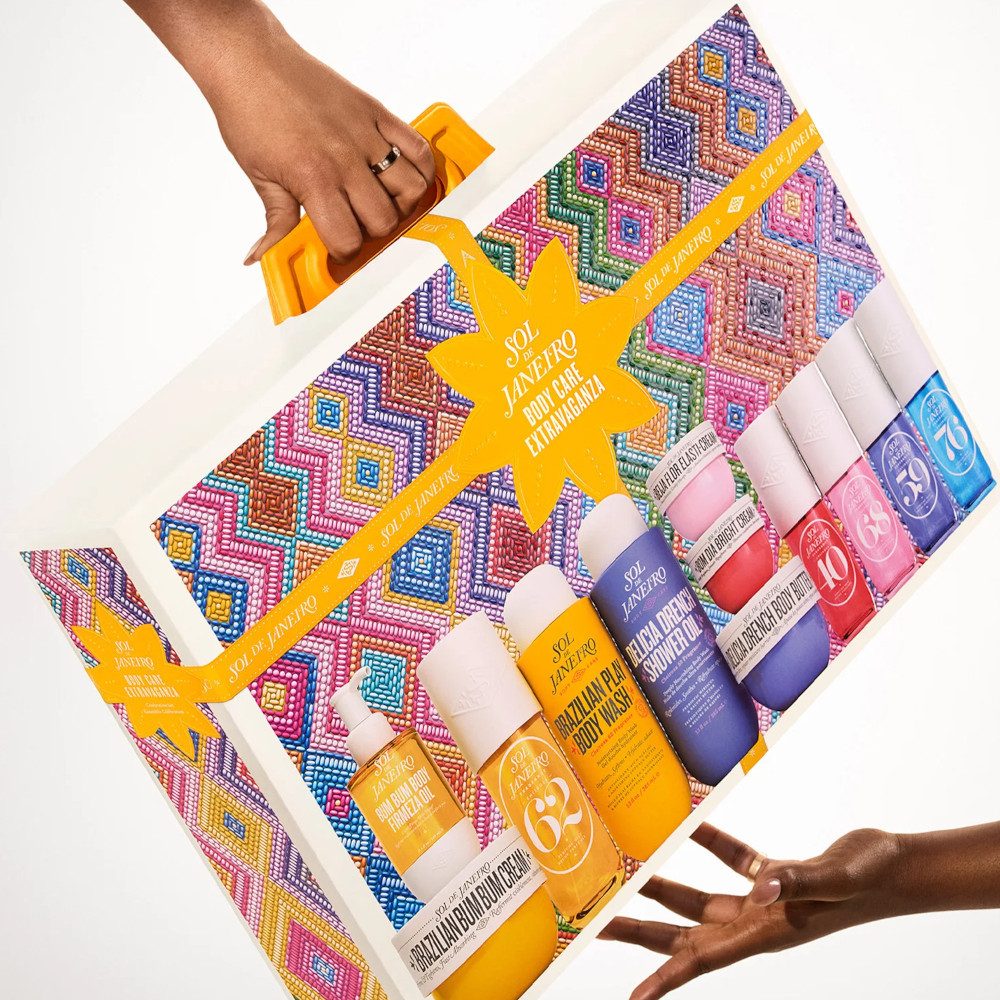 Sol de Janeiro Pflege-Geschenkset Sol de Janeiro Body Care Extravaganza – 12-teiliges Set, 12-tlg., 12-teilig: 5 Mists, 3 Cremes, Duschgel, Duschöl, Öl & Body Butter