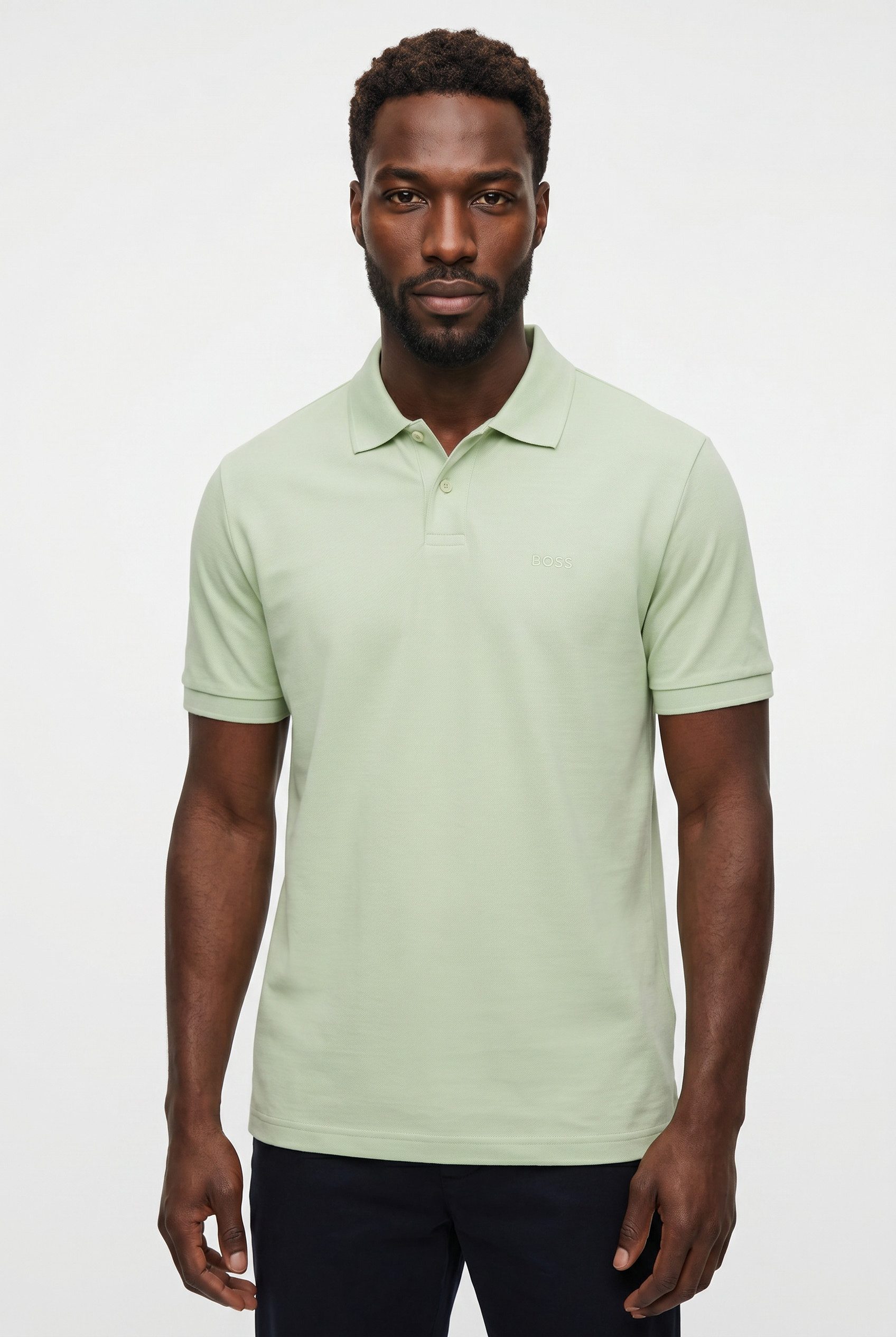 BOSS ORANGE Poloshirt Phoenix Regular Fit reine Baumwolle, Logostickerei