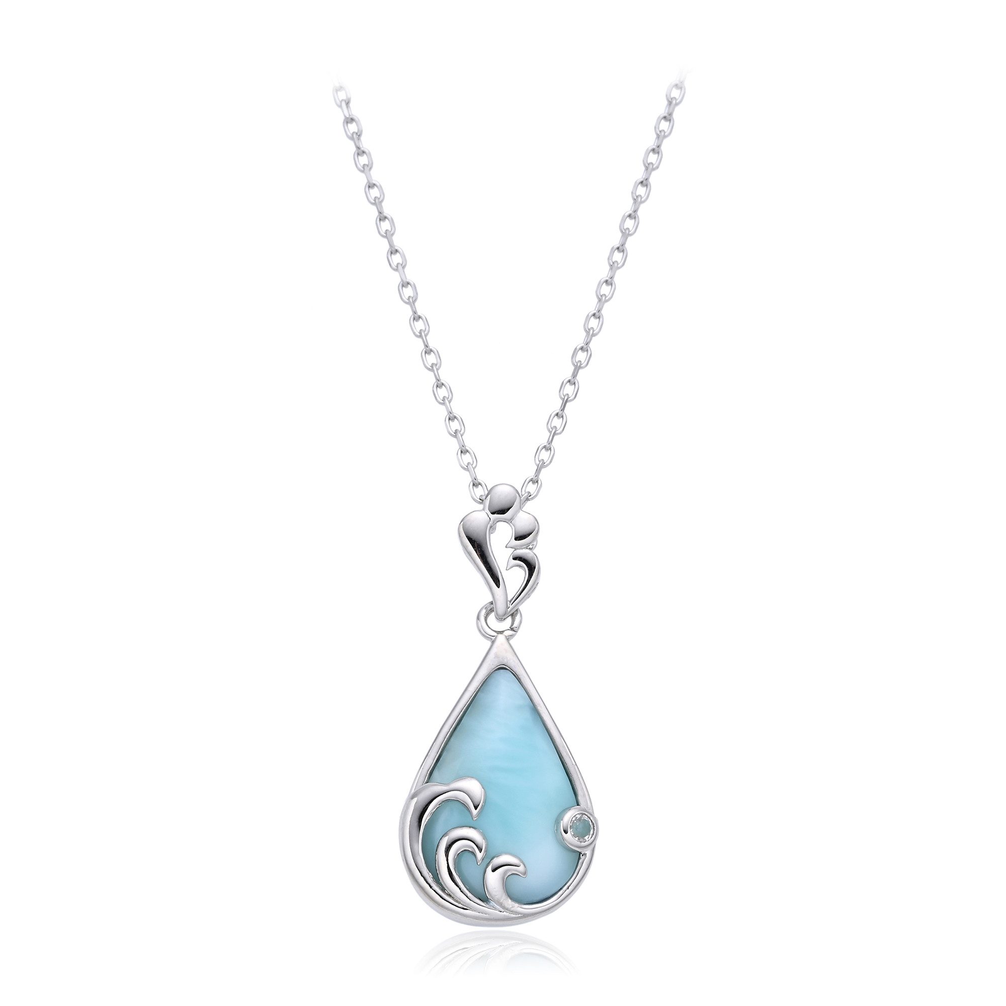 Cavill Silberkette Cavill Larimar Tropfen 4,46 günstig online kaufen