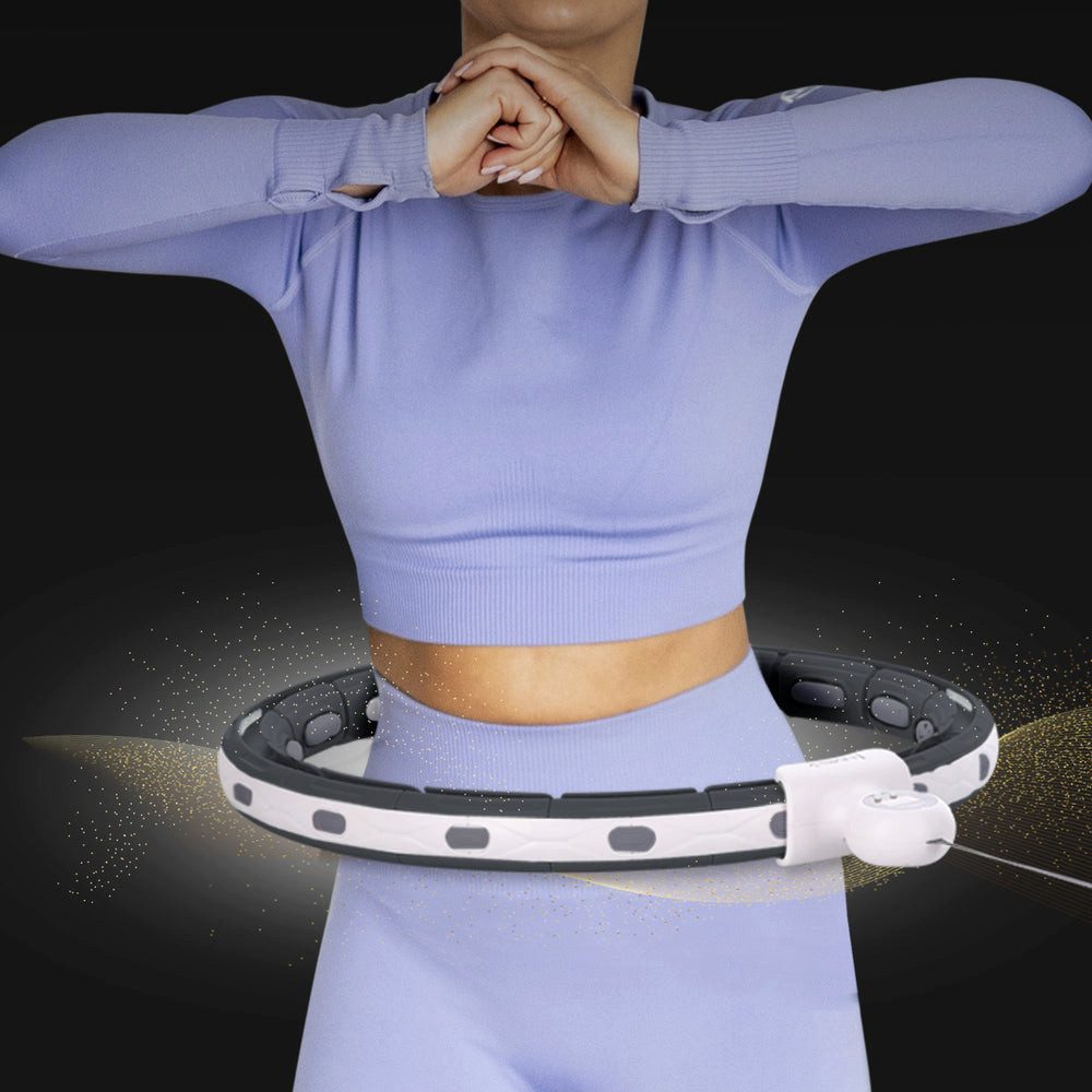 HMS Hula-Hoop-Reifen Magnetischer Fitnessreifen Hula-Hoop (1-tlg., 360° Massage), Schlankheitsgurt erhöht Schweißbildung, Trainingskomfort