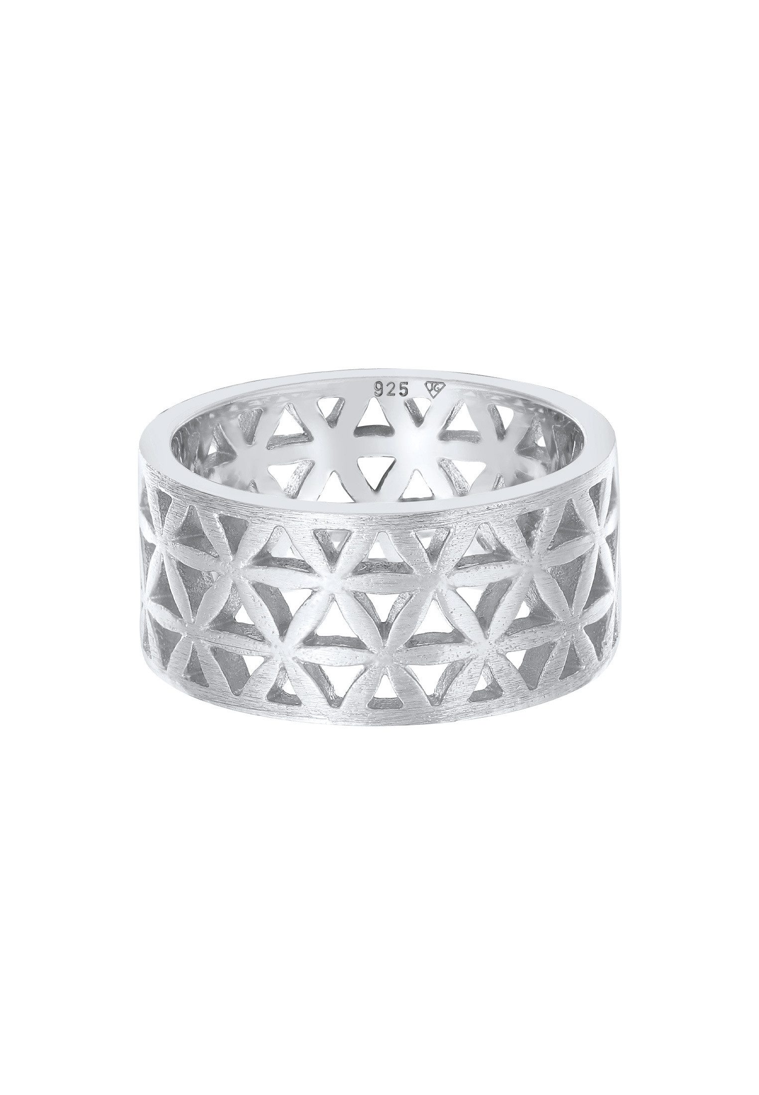 Elli Fingerring Bandring Lebensblume Blume 925 günstig online kaufen