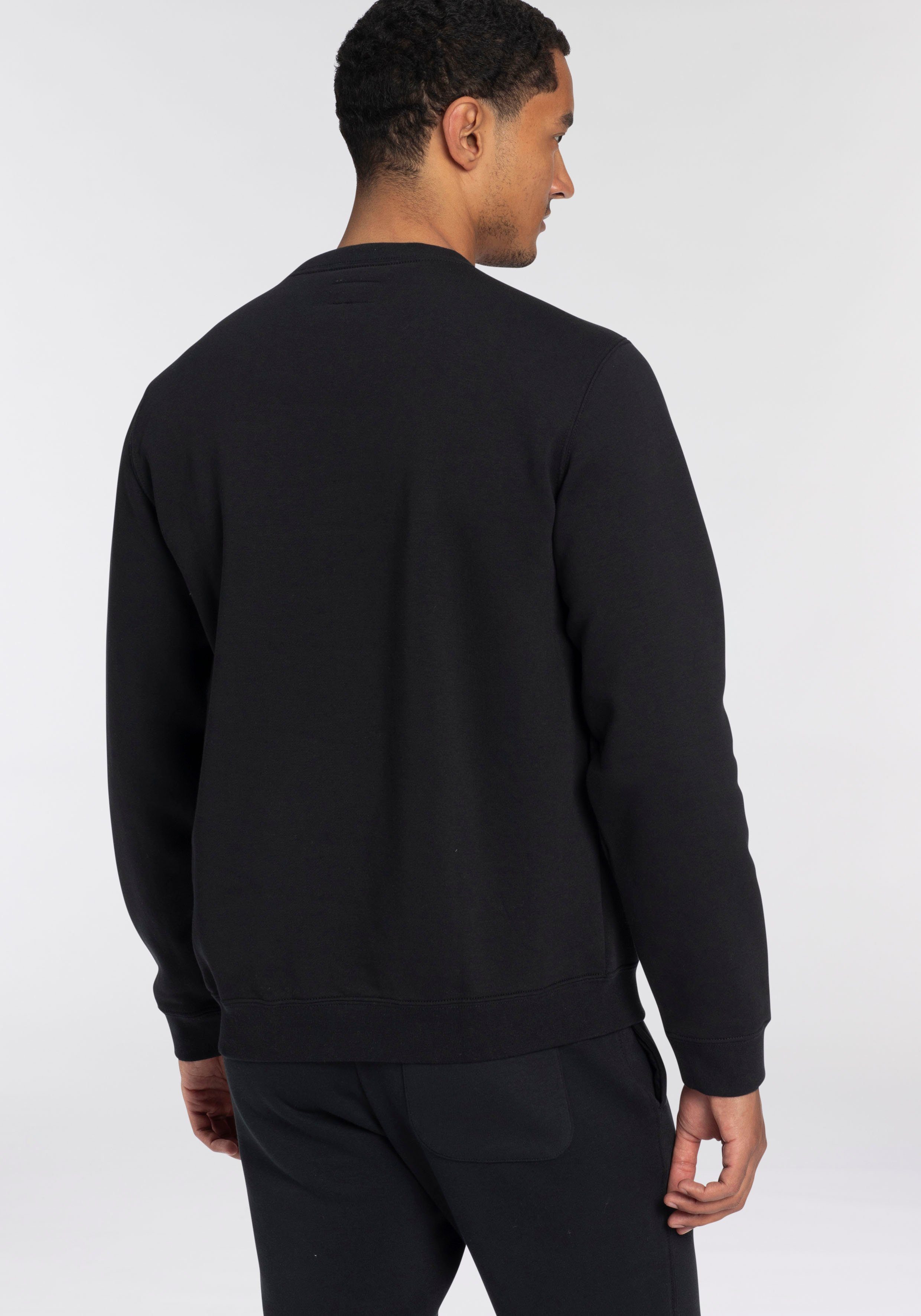 Converse Sweatshirt GO-TO EMBROIDERED STAR CHEVRON BRUSHED BACK FLEECE CREW SWEATSHIRT Unisex