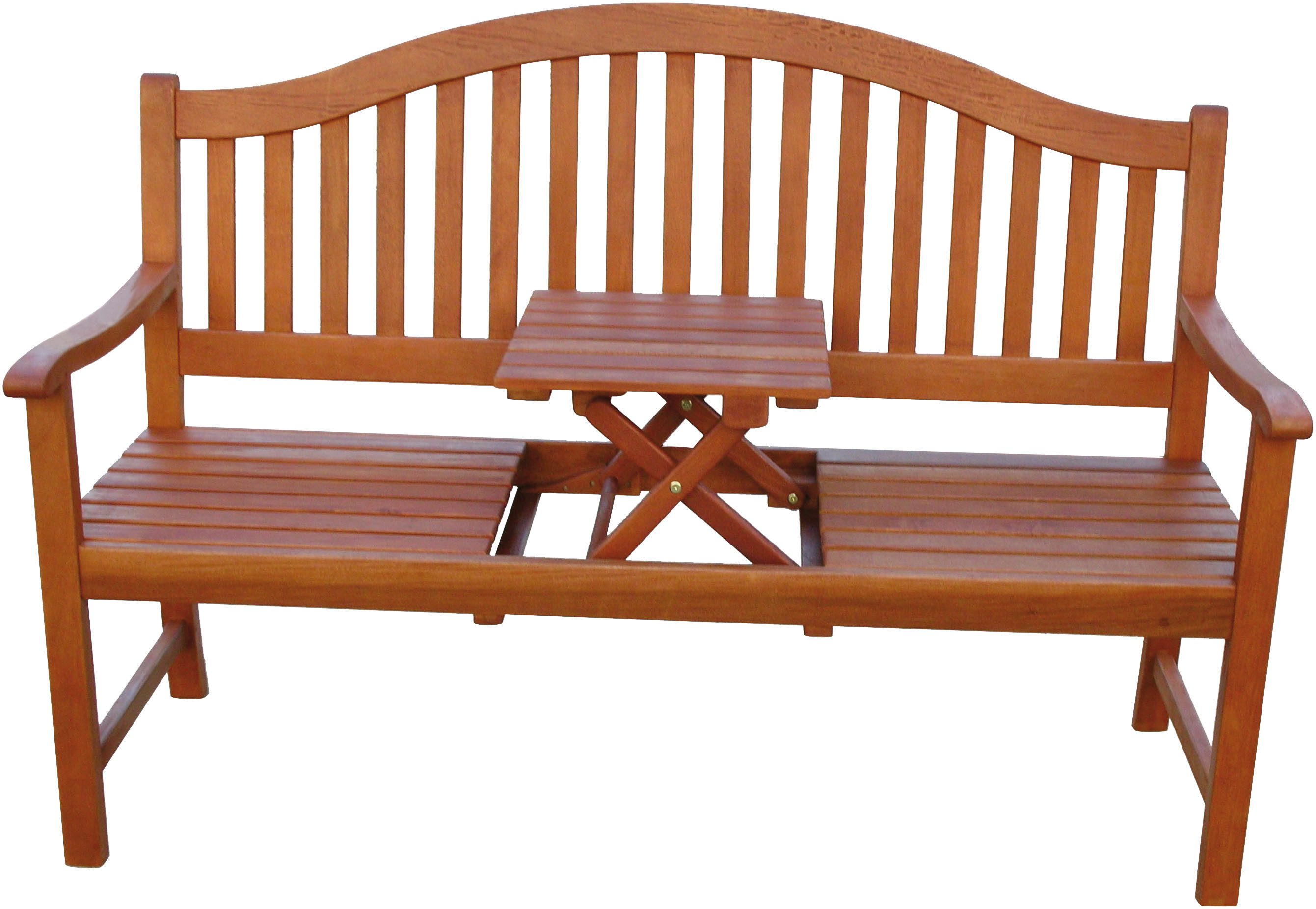 Garden Pleasure Gartenbank PHUKET, mit hochklappbarem Tisch, BxTxH: 150x63x105 cm