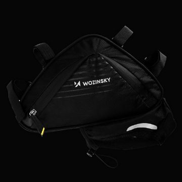 Wozinsky Fahrradtasche Wozinsky Fahrradtasche 1,5l unter dem Rahmen Schwarz (WBB23BK) (1-tlg)