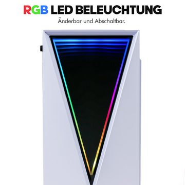 dcl24.de RGB Gaming-PC (Intel Core i9 11900KF, RTX 4060, 32 GB RAM, 1000 GB SSD, Luftkühlung, WLAN, Windows 11 Pro)