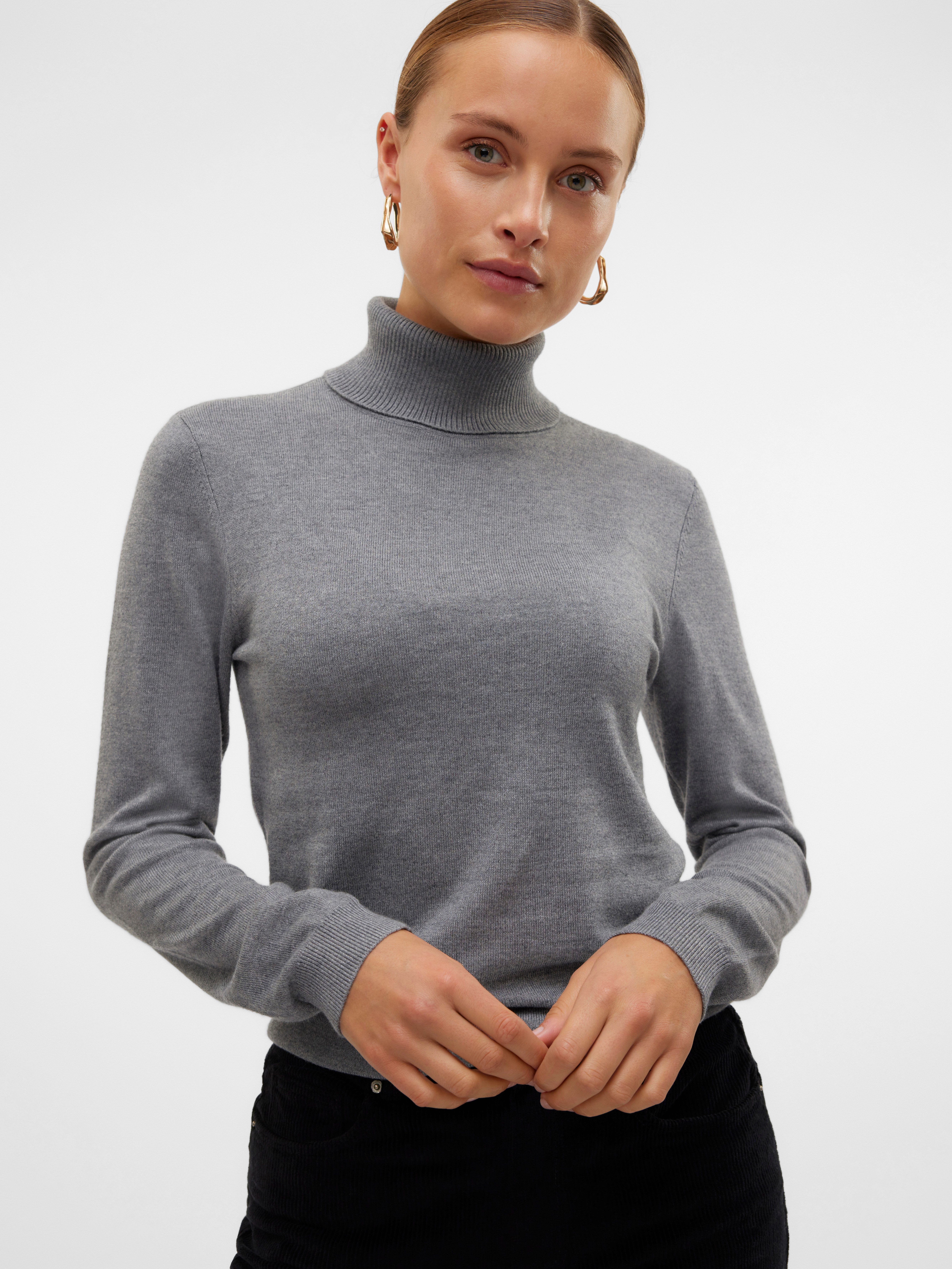 Vero Moda Strickpullover VMIRIS LS ROLLNECK günstig online kaufen
