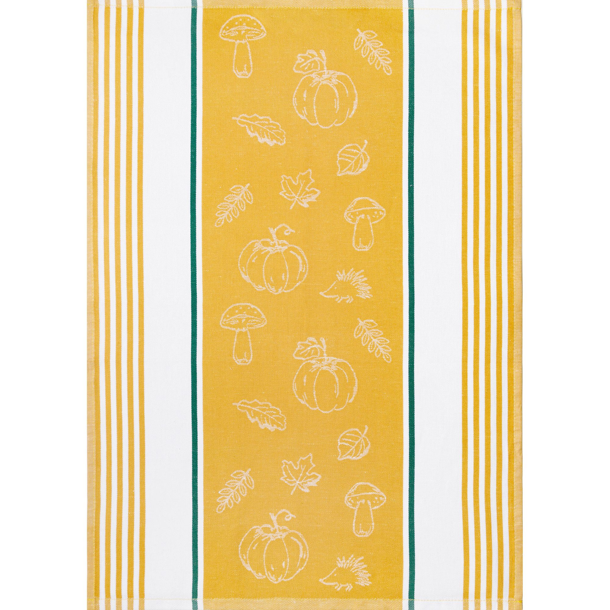 Kracht Geschirrtuch Geschirrtuch "Herbstlich" 3er-Pack, Halbleinen Motiv günstig online kaufen