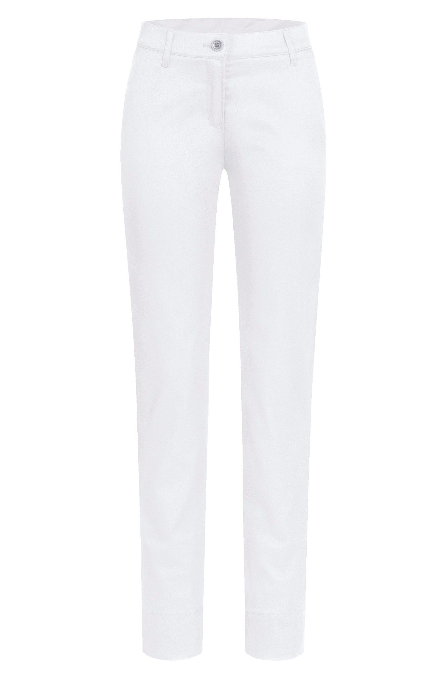 GREIFF Chinohose Greiff Corporate Damen Hose Chino Regular-Fit Weiß günstig online kaufen