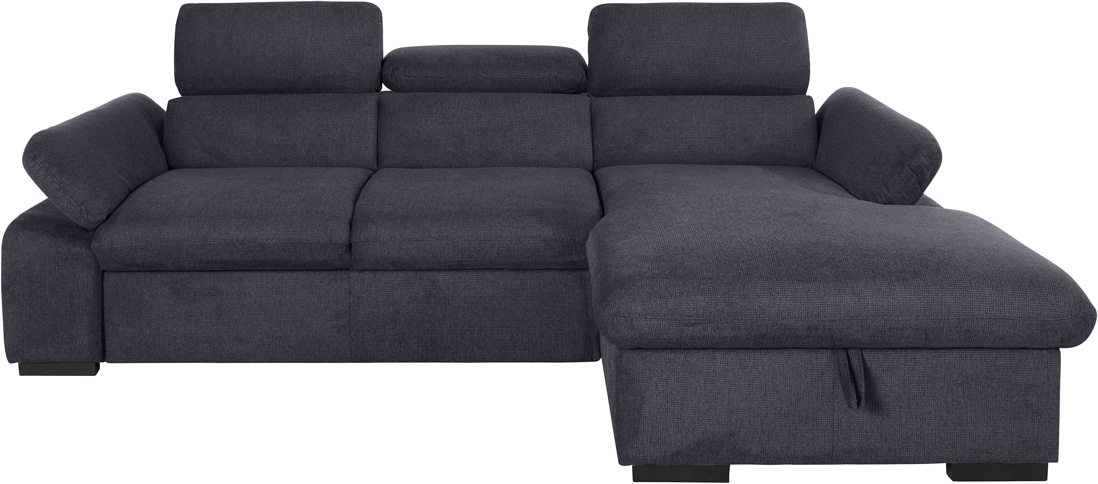COTTA Ecksofa "Lola L-Form mit Kopfteilfunktion & Hocker", (Set, mit Hocker günstig online kaufen