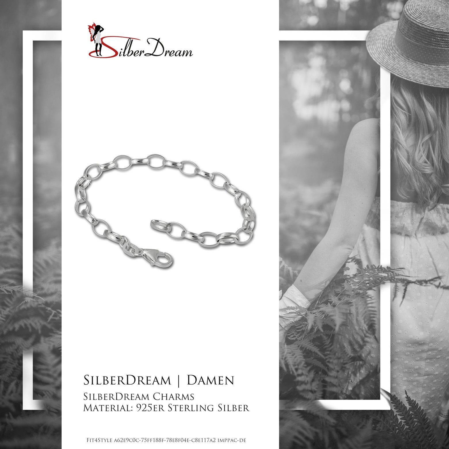 SilberDream Fußkette FC01XF SilberDream Charmsfußkette für SilberCharms, Ch günstig online kaufen