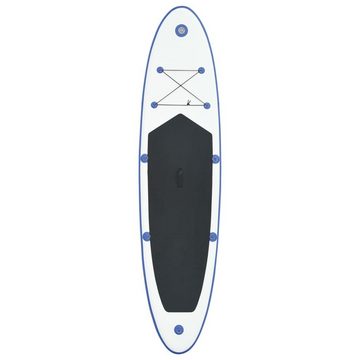 DOTMALL Inflatable SUP-Board Stand Up-Paddelboard-Set Aufblasbar Blau und Weiß Surfboard