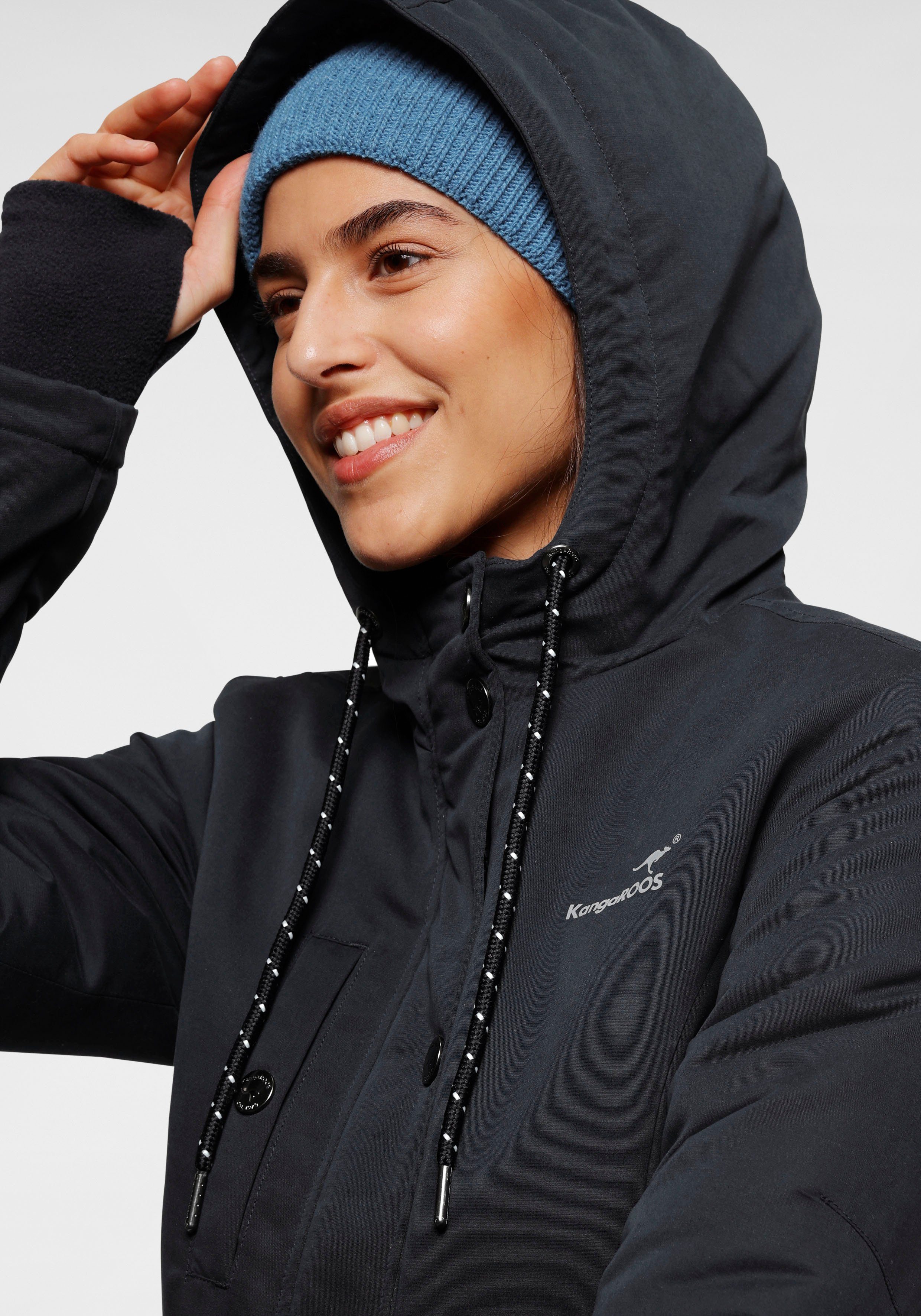 KangaROOS Langjacke mit 2-Wege-Reißverschluss