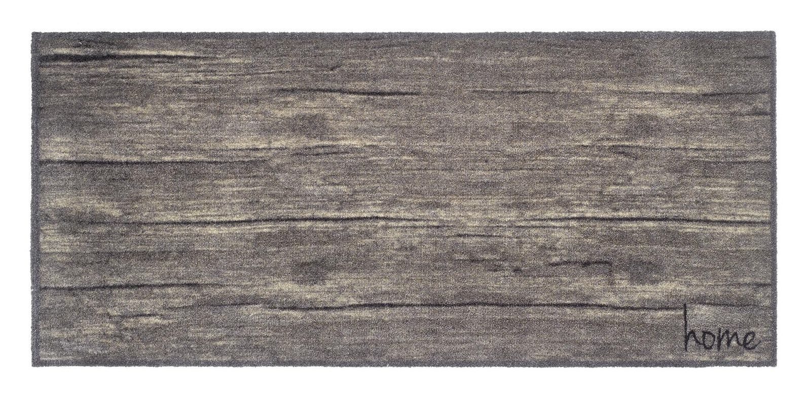 MD Entree Fußmatte Universal Teppichläufer Wohnzimmer Teppich, rechteckig, Höhe: 8 mm, bei 30° waschbar, anti-rutsch, 67 x 150 cm, Home Wood, braun