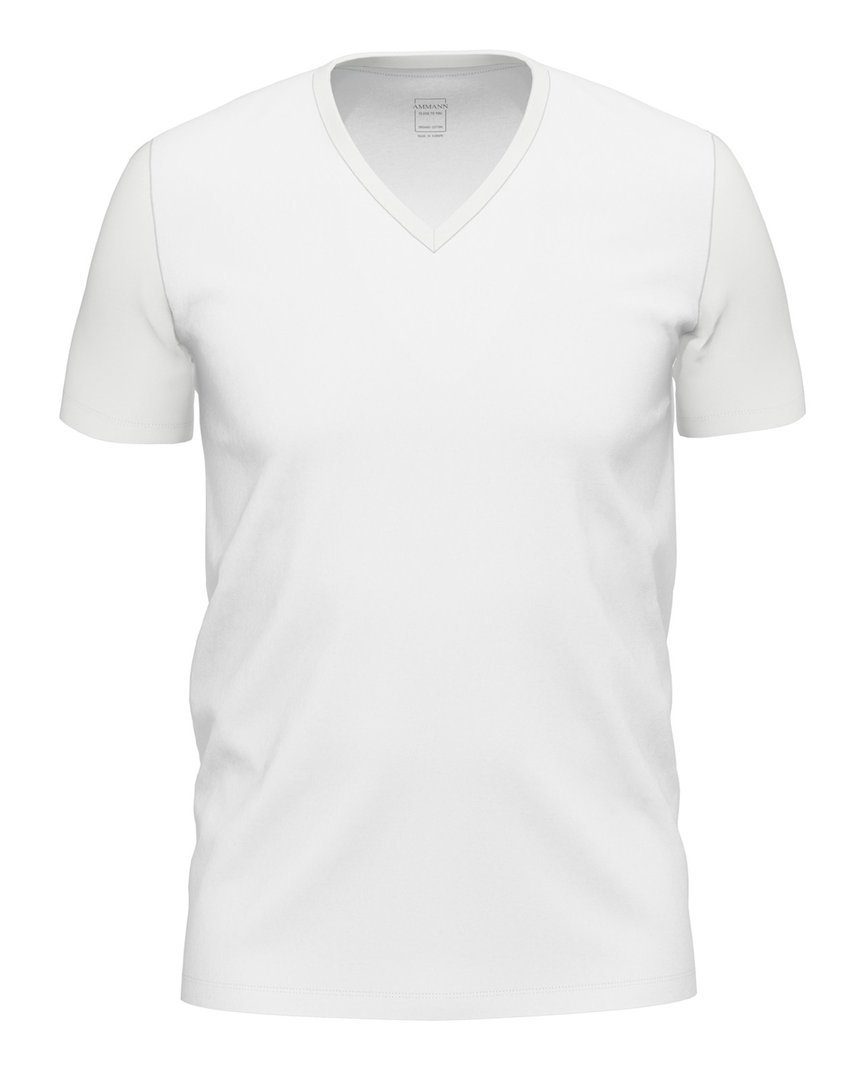 Ammann Unterhemd Close To You V-Shirt (3er Vorteilspack) White