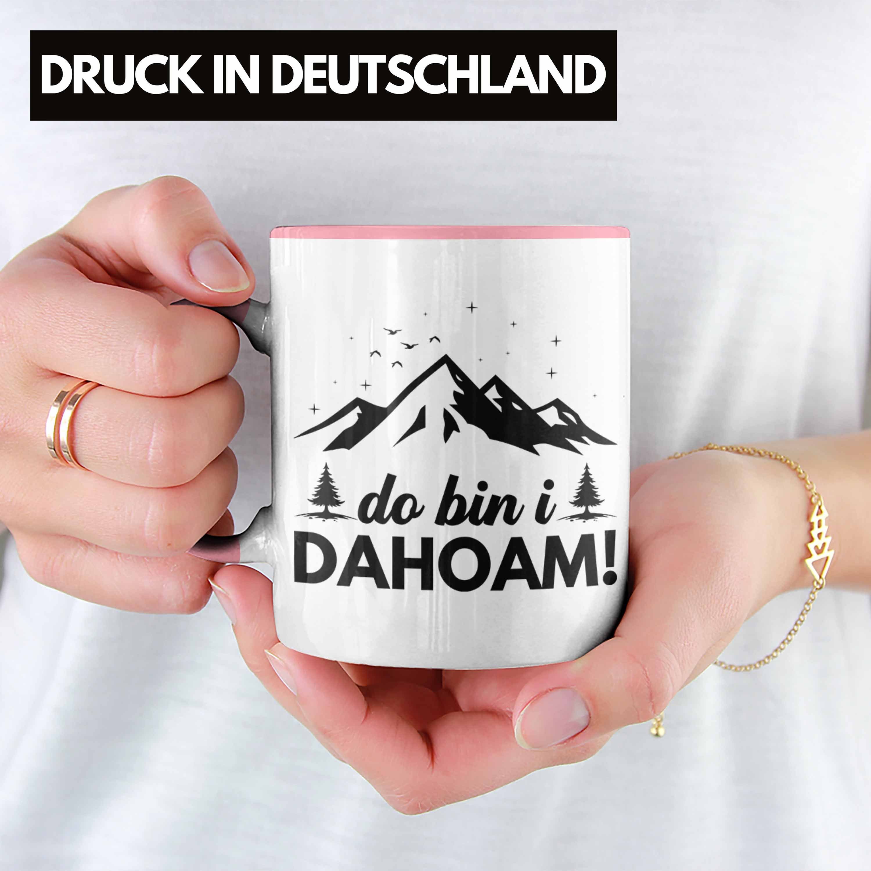 Trendation Tasse Trendation - Tasse Bin Geschenkidee Geschenk Dahoim Rosa Geschenk Wanderer Wandern I Do Berge