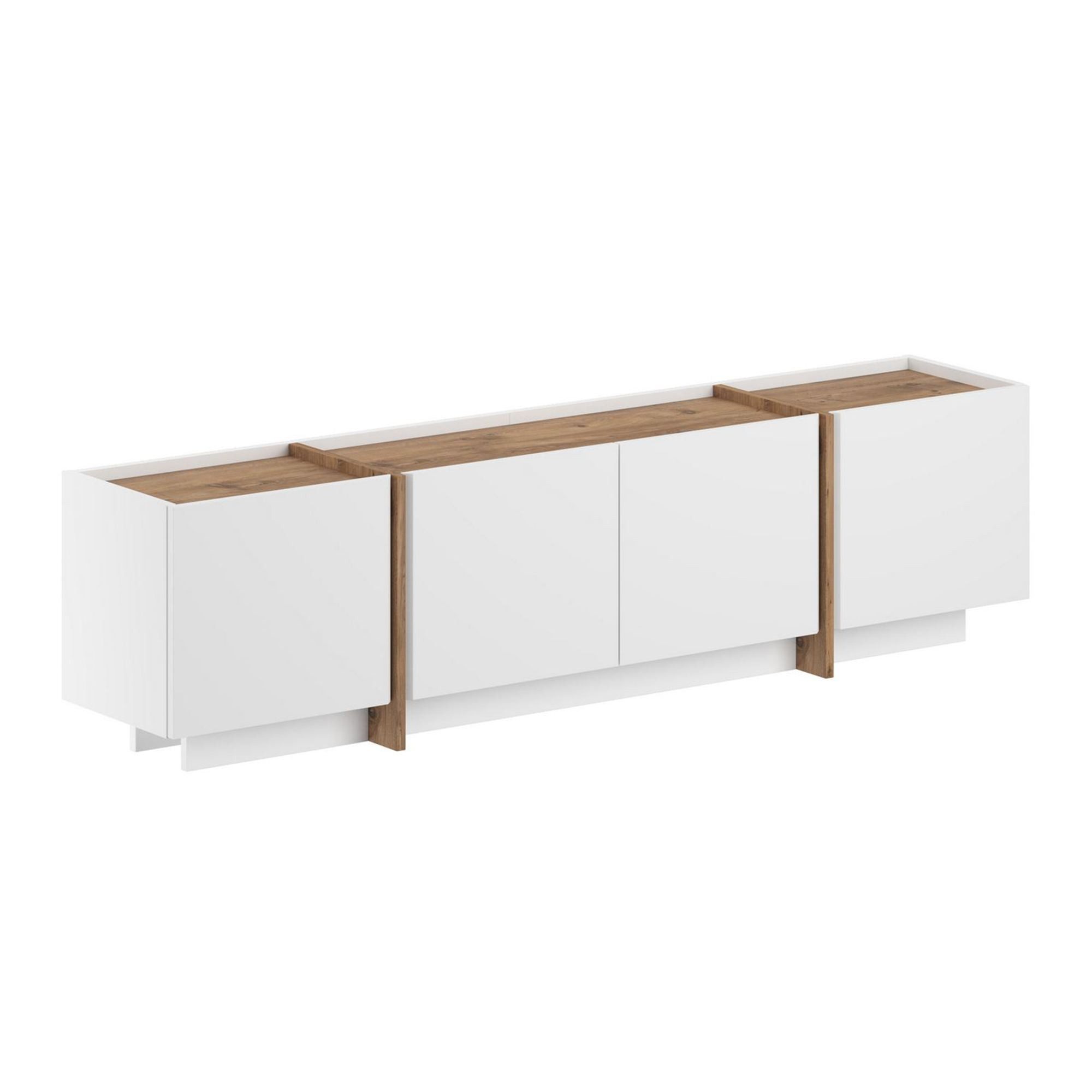 Skye Decor TV-Board Japandi Lowen (Packung, 1 St., 1 Side Board), TV-Lowboard 180 cm mit Stauraum Soft-Close