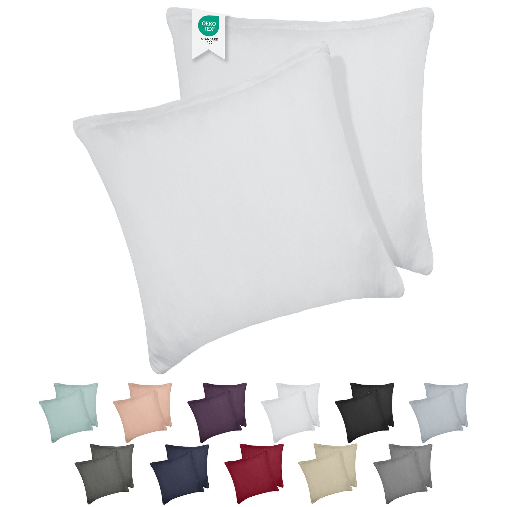 BARBONS Kissenbezug 100% Baumwolle Kissenbezug, weiche Kopfkissenbezug, Kis günstig online kaufen