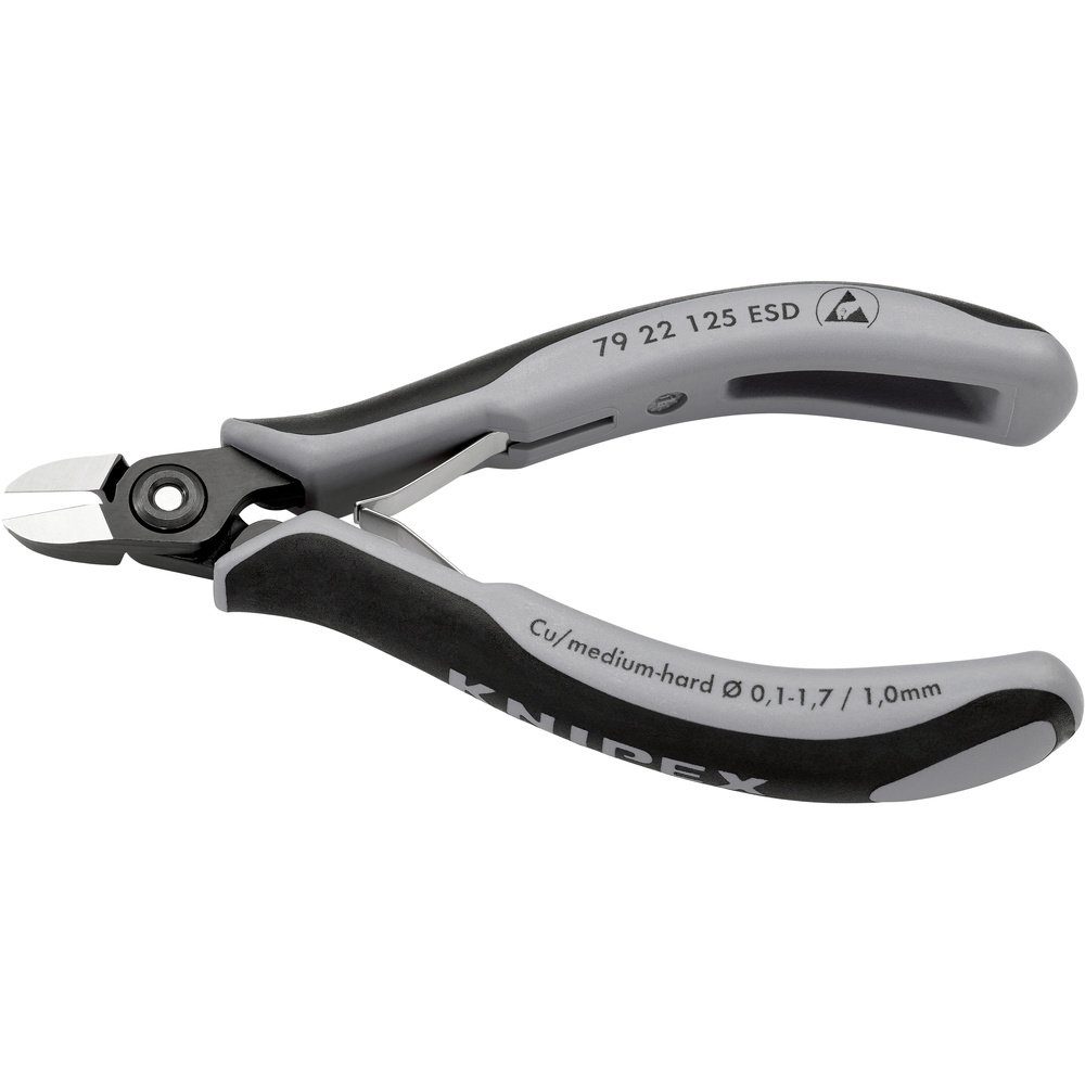 Thumbnail - Knipex Seitenschneider Knipex 79 22 125 ESD ESD Seitenschneider ohne Facette 125 mm