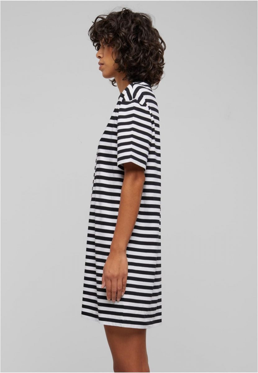 URBAN CLASSICS Sweatkleid Ladies Oversized Striped Tee Dress DAmen T-Shirt- günstig online kaufen