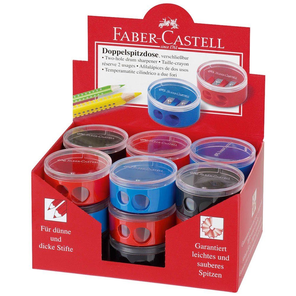 Faber-Castell FABER-CASTELL Dosenspitzer doppelt farbsortiert Tintenpatrone