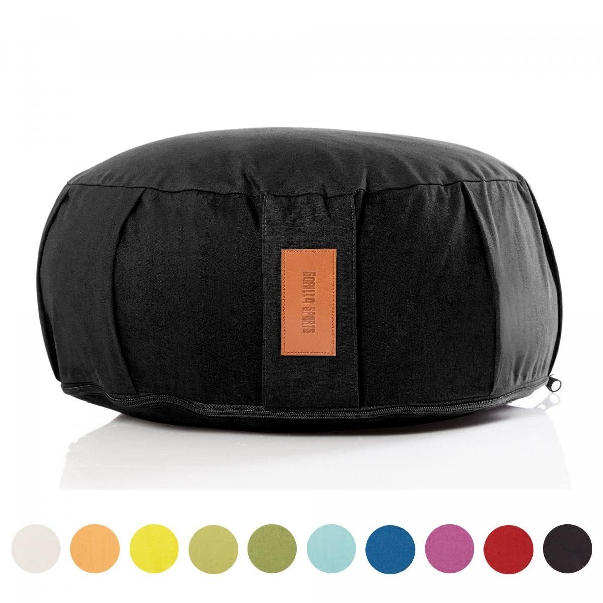 GORILLA SPORTS Bodenkissen Yogakissen - Rund, günstig online kaufen