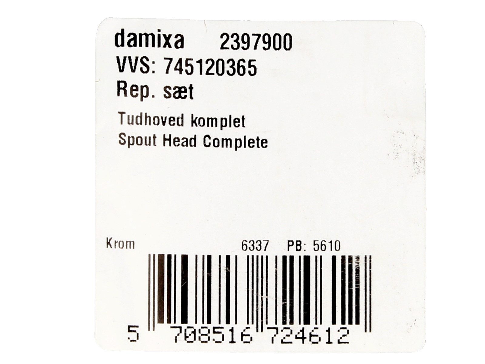 Damixa Armaturkartusche Reparatur Set 2397900 für Arc Waschtisch,- und Spültischarmatur chrom