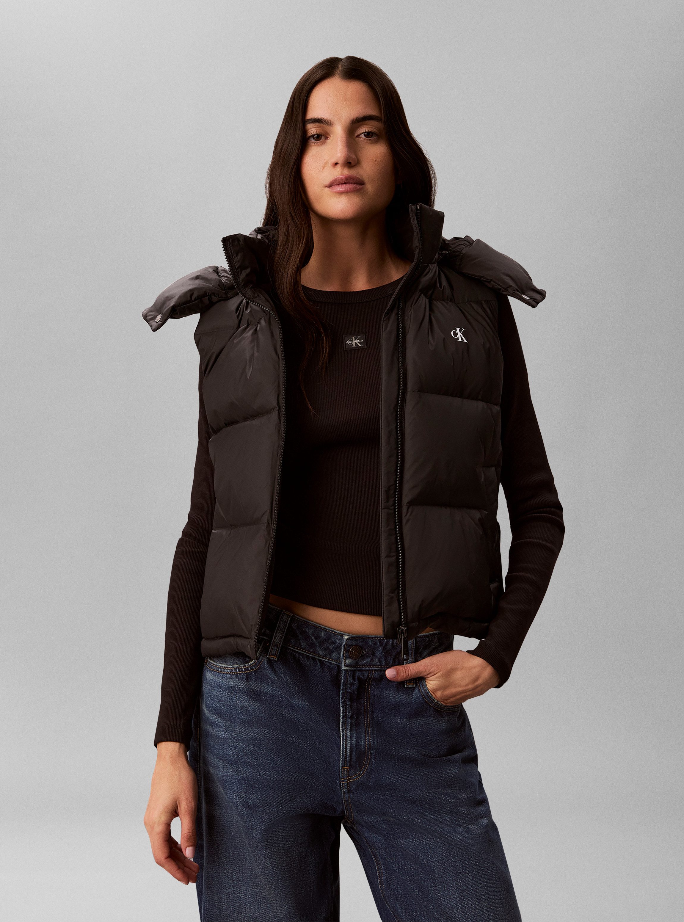 Calvin Klein Jeans Steppjacke ESSENTIAL SHORT DOWN PUFFER Regular fit mit Stehkragen