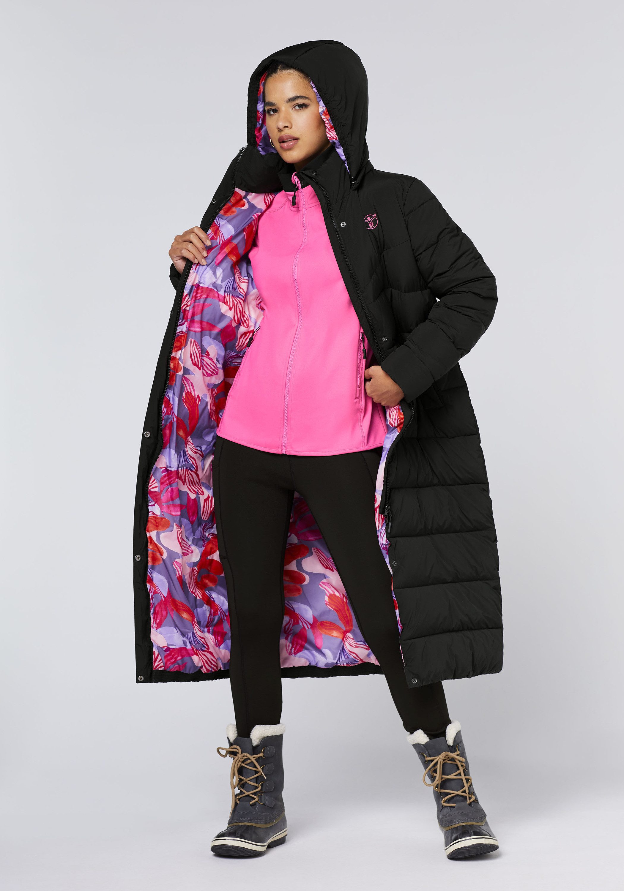 Chiemsee Parka Mantel im gesteppten Puffer-Design 1
