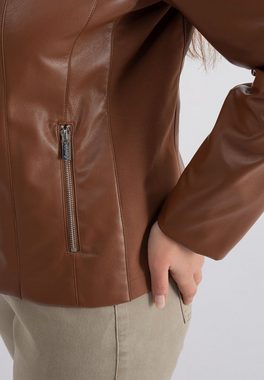 October Outdoorjacke aus synthetischem Leder