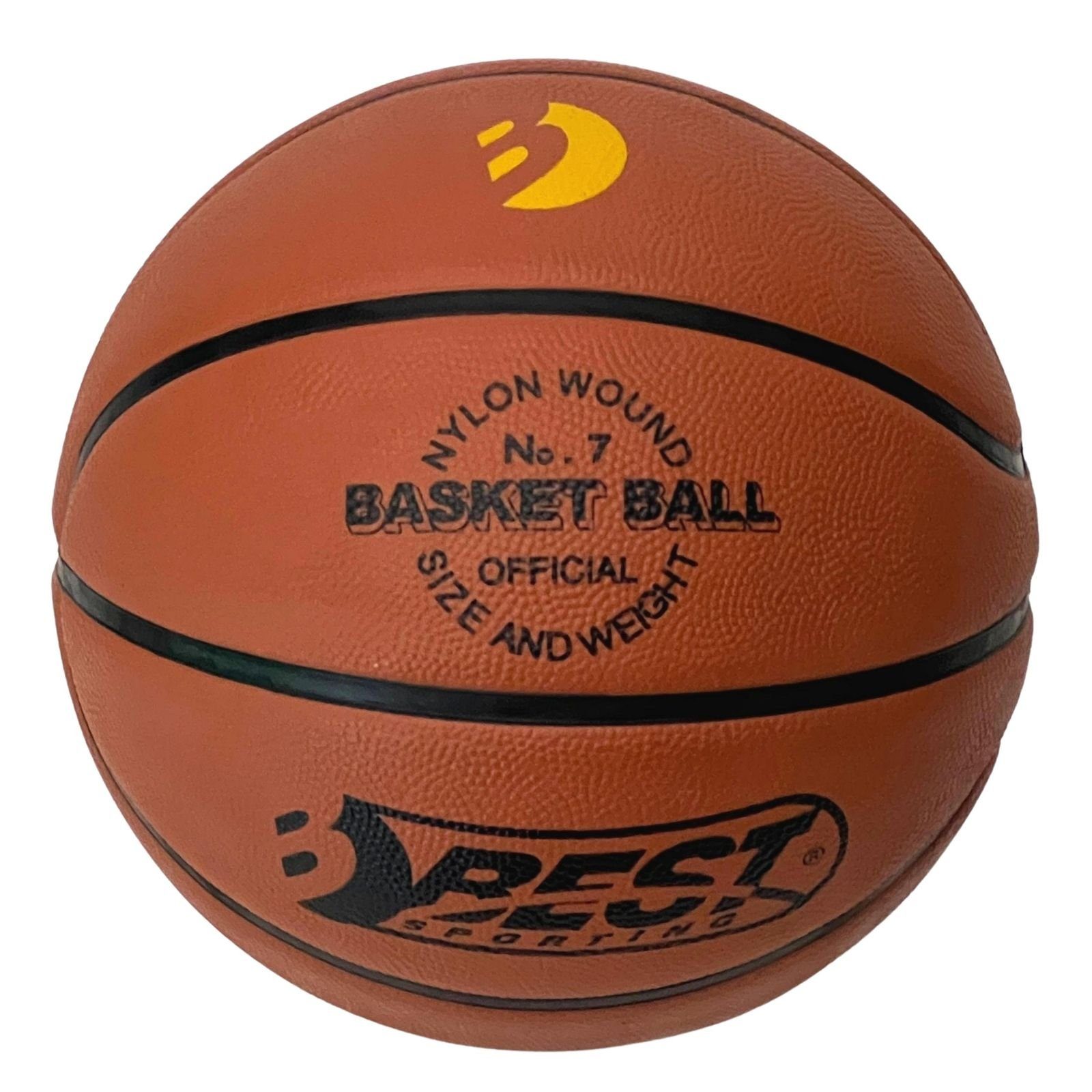 Best Sporting Basketball Hochwertiger Basketball Outdoor Größe 7, Basketball mit offiziellem Gewicht & Größe | Sportbälle