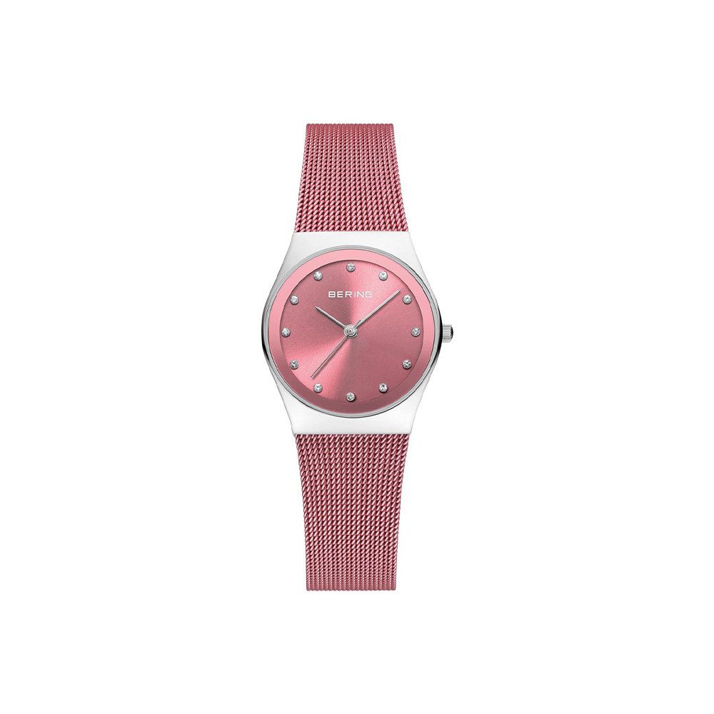 Bering Quarzuhr Bering Classic rosa glänzend 12927-989 12927-989, Hochwertiges Produkt mit zeitlosem Design, sorgfältiger Verarbeitung
