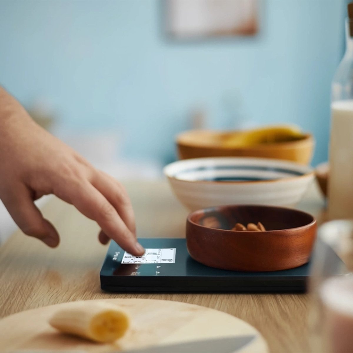 Wozinsky Küchenwaage WIK-10, (Einzelprodukt), Appgestützte Nährwertanalyse mit hoher Messgenauigkeit