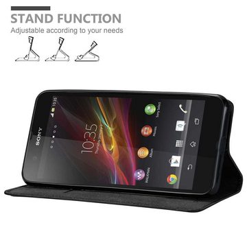 Cadorabo Handyhülle Sony Xperia Z Sony Xperia Z, Klappbare Handy Schutzhülle - Hülle - mit Standfunktion und Kartenfach