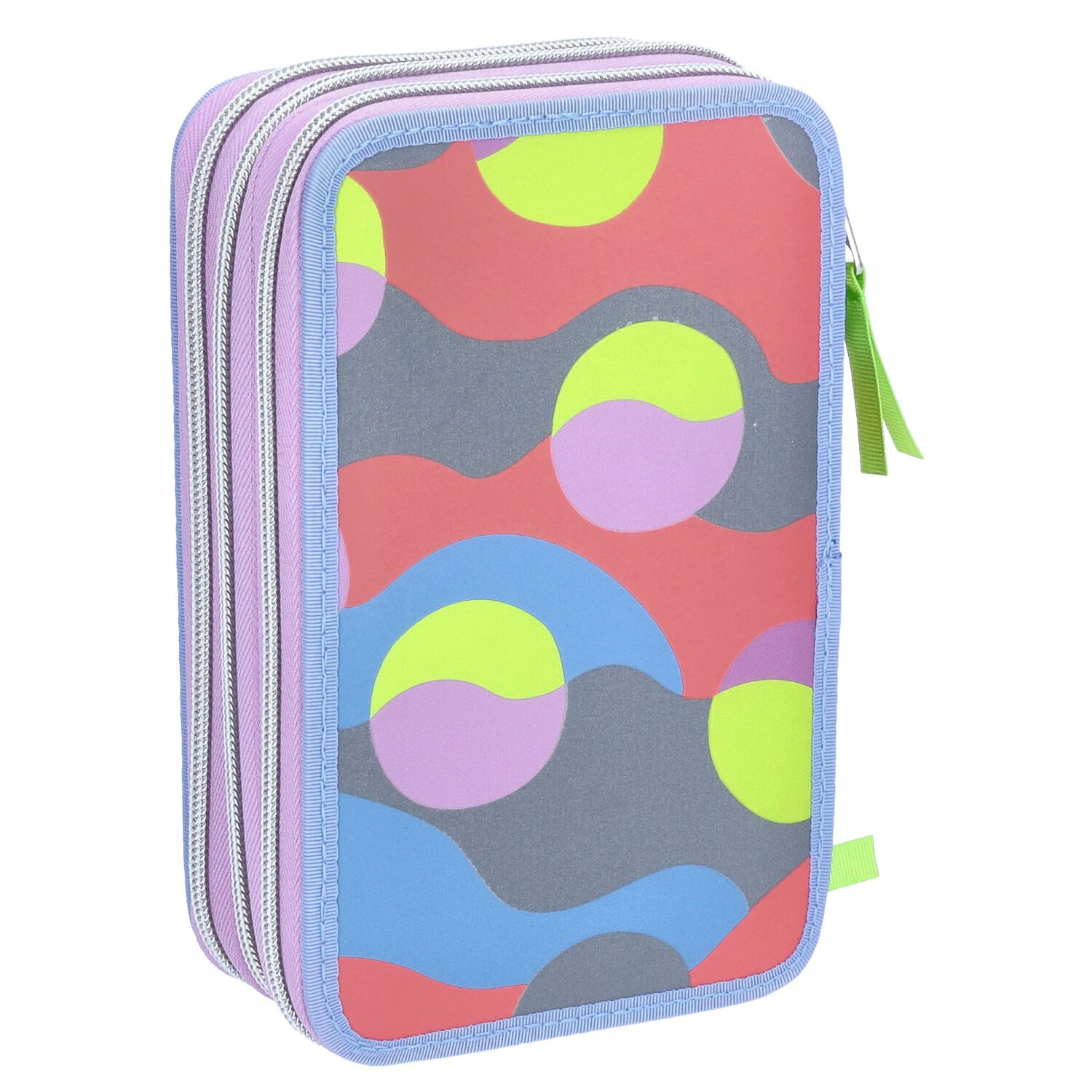 Depesche Geldbörse Depesche 3-Fach Federtasche TOPModel FLASH lila