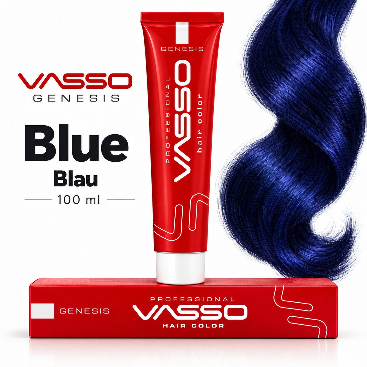 VASSO Haarfarbe VASSO Genesis professionelle Haarfarbe mit Keratin 100 ml 70 Farben