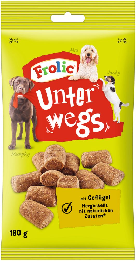 Frolic FROLIC™ UNTERWEGS™ Beutel Geflügel 180g, für: Hunde