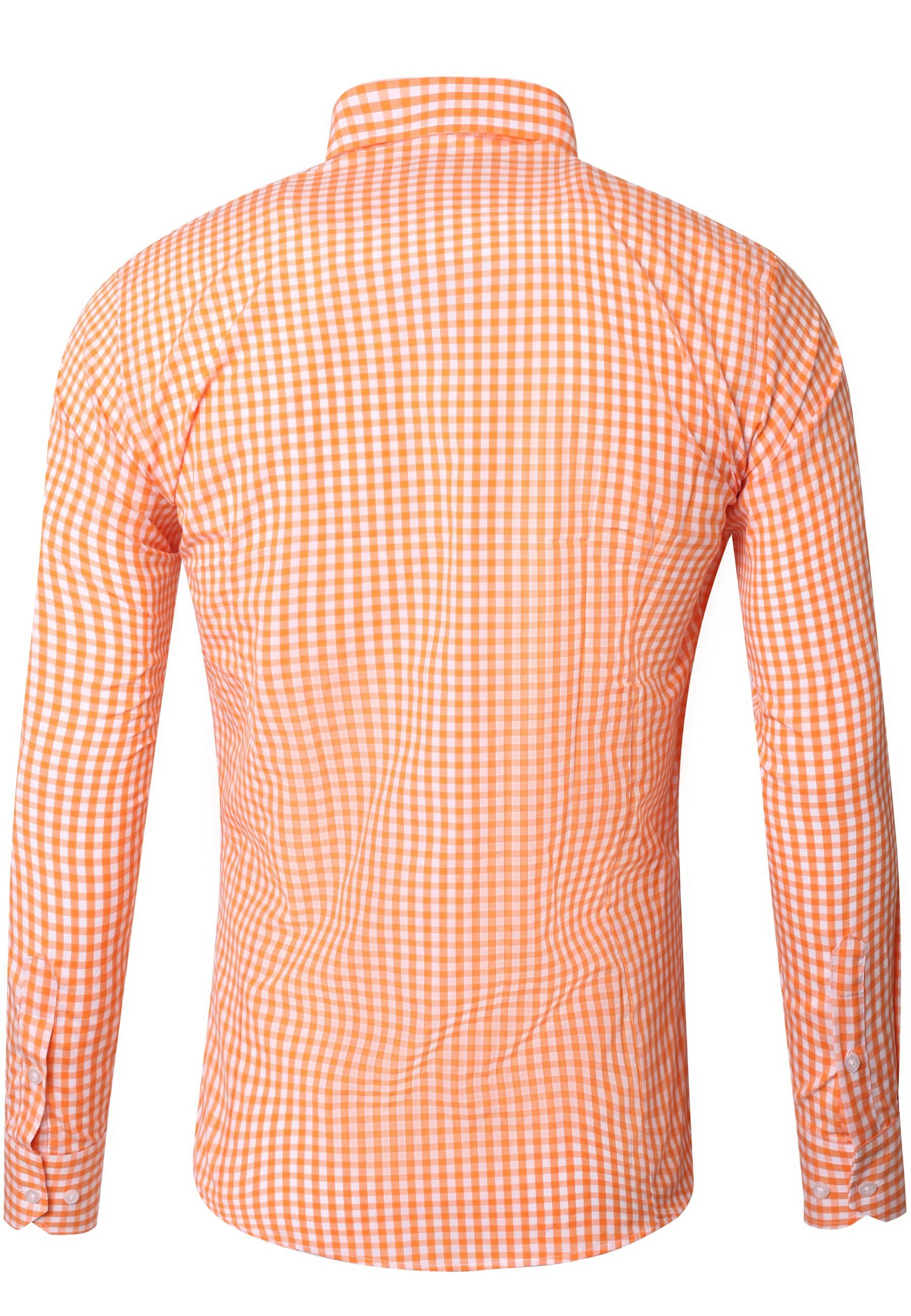 Reslad Businesshemd Reslad Herren Hemd Vichy Karomuster Langarmhemd RS-7007 (Herrenhemd) kariertes Freizeithemd Karohemd