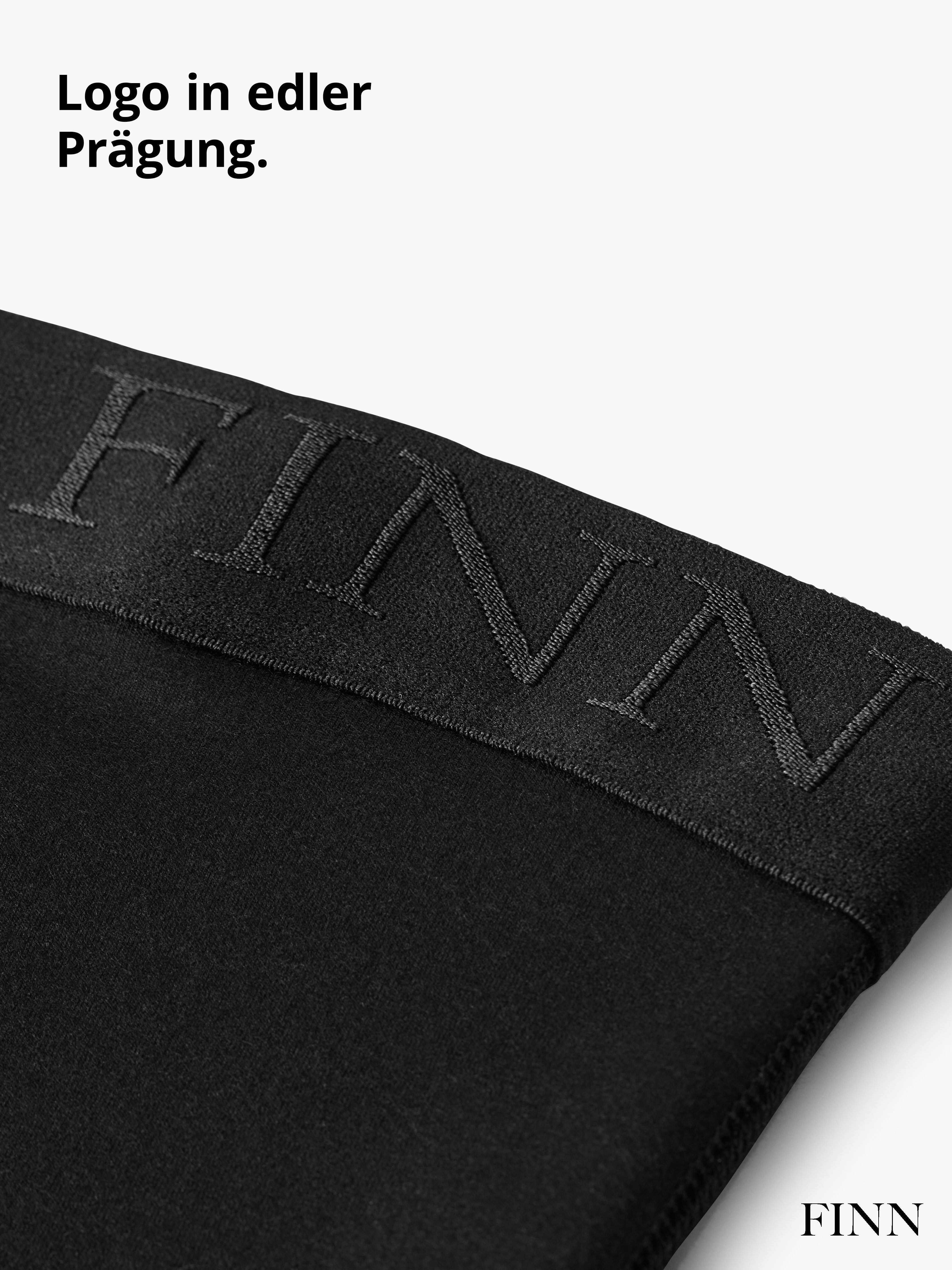 FINN Design Shapinghose Shapewear Kompression, Kompressions-Shorts eine Kleidergröße weniger extra Herren starke Schwarz
