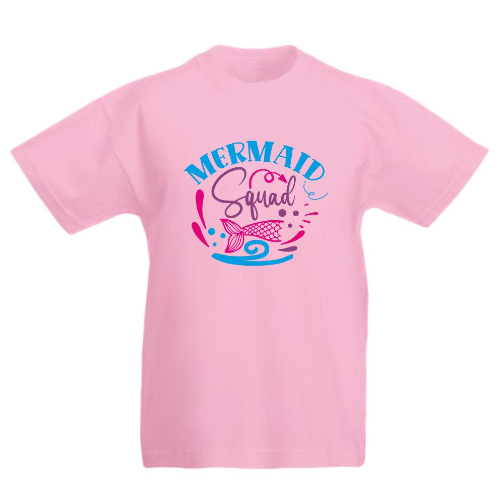 G-graphics T-Shirt Mermaid Squad Kinder T-Shirt, mit Spruch / Sprüche / Print / Aufdruck