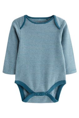 Next Langarmbody Langärmelige gestreifte Bodysuits im 4er-Pack (4-tlg)