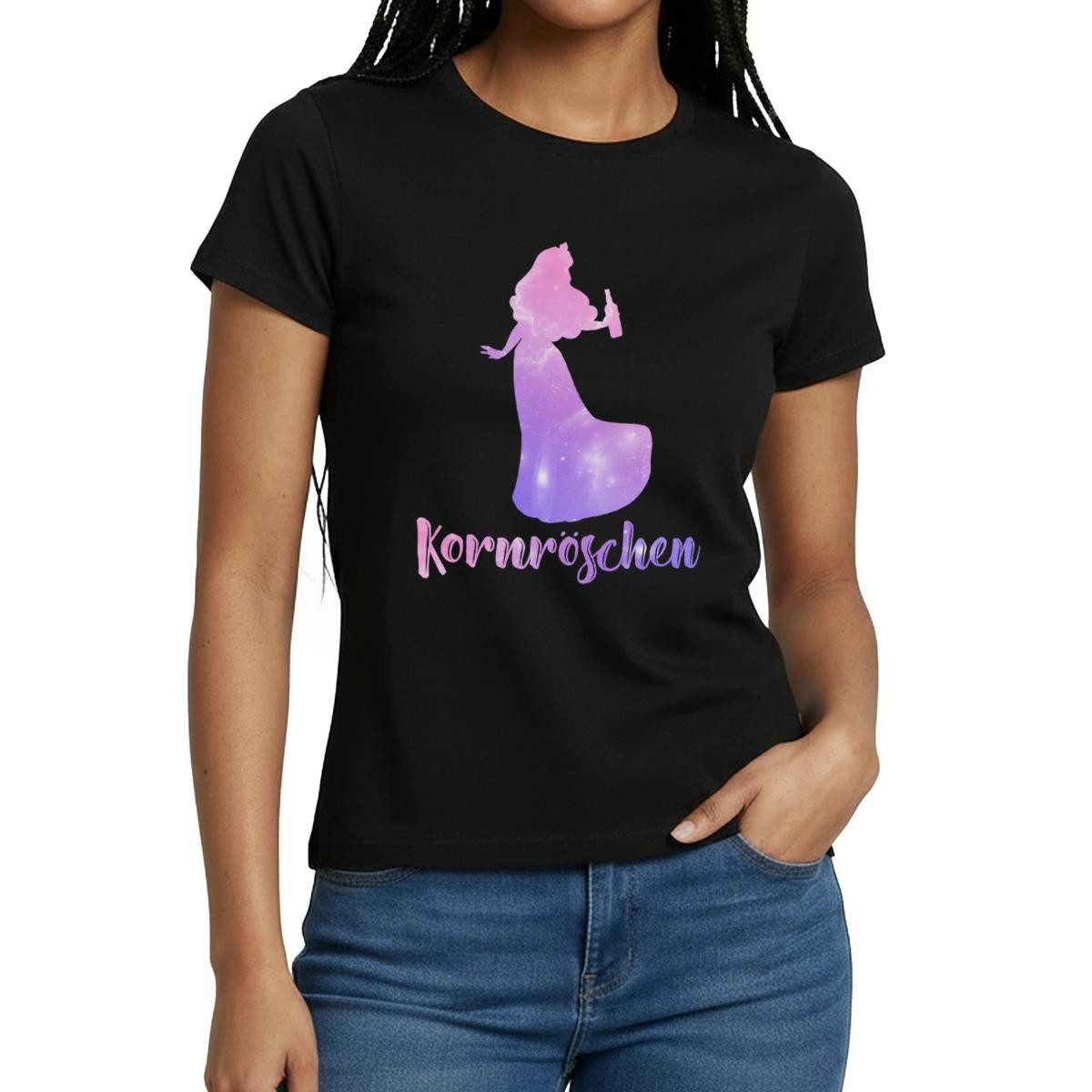 Spreadshirt T-Shirt JGA Frauen, Kornröschen Frauen T-Shirt (1-tlg)