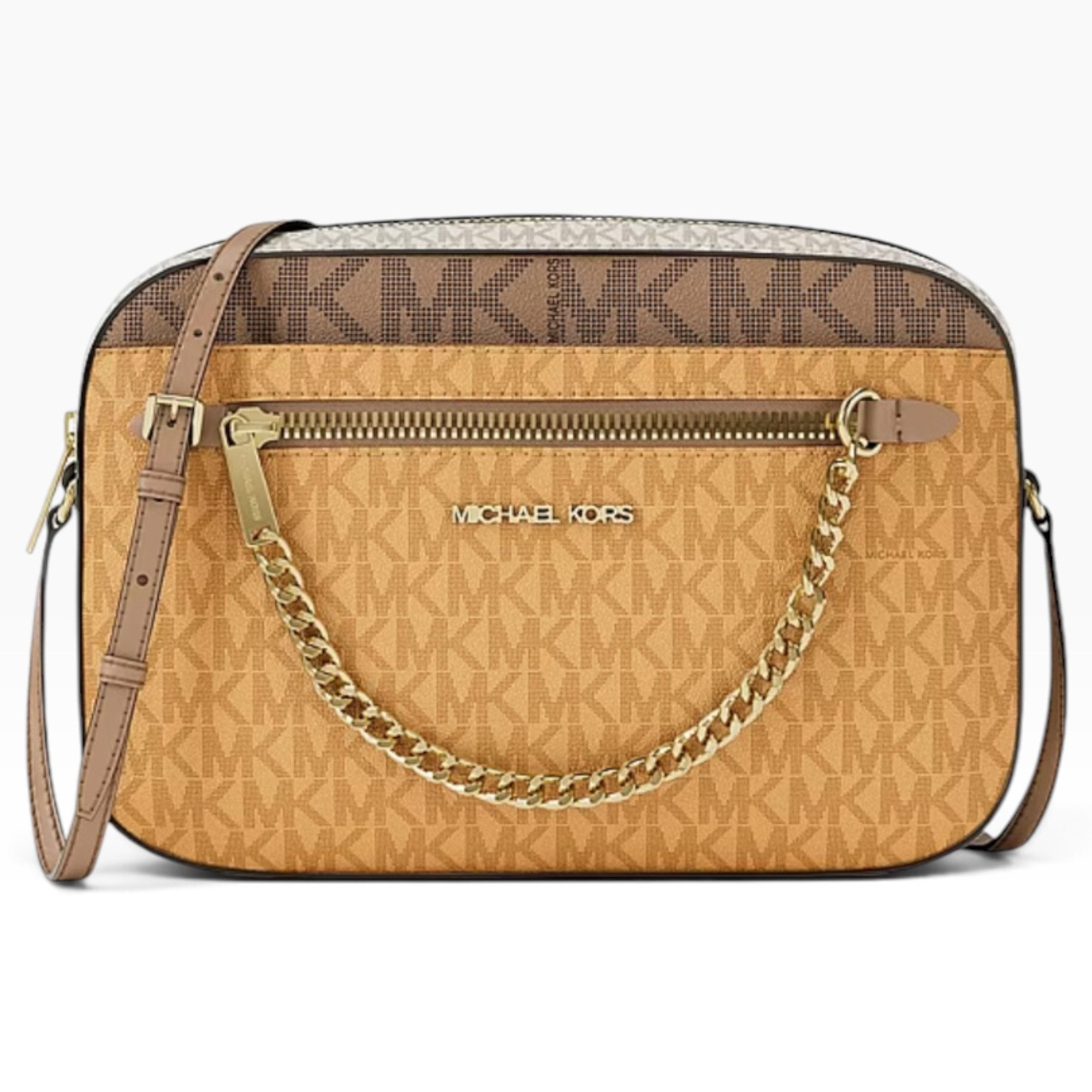 MICHAEL KORS Umhängetasche Michael Kors Umhängetasche Logo-Print Mehrfarbig, abnehmbarer, verstellbarer Schulterriemen