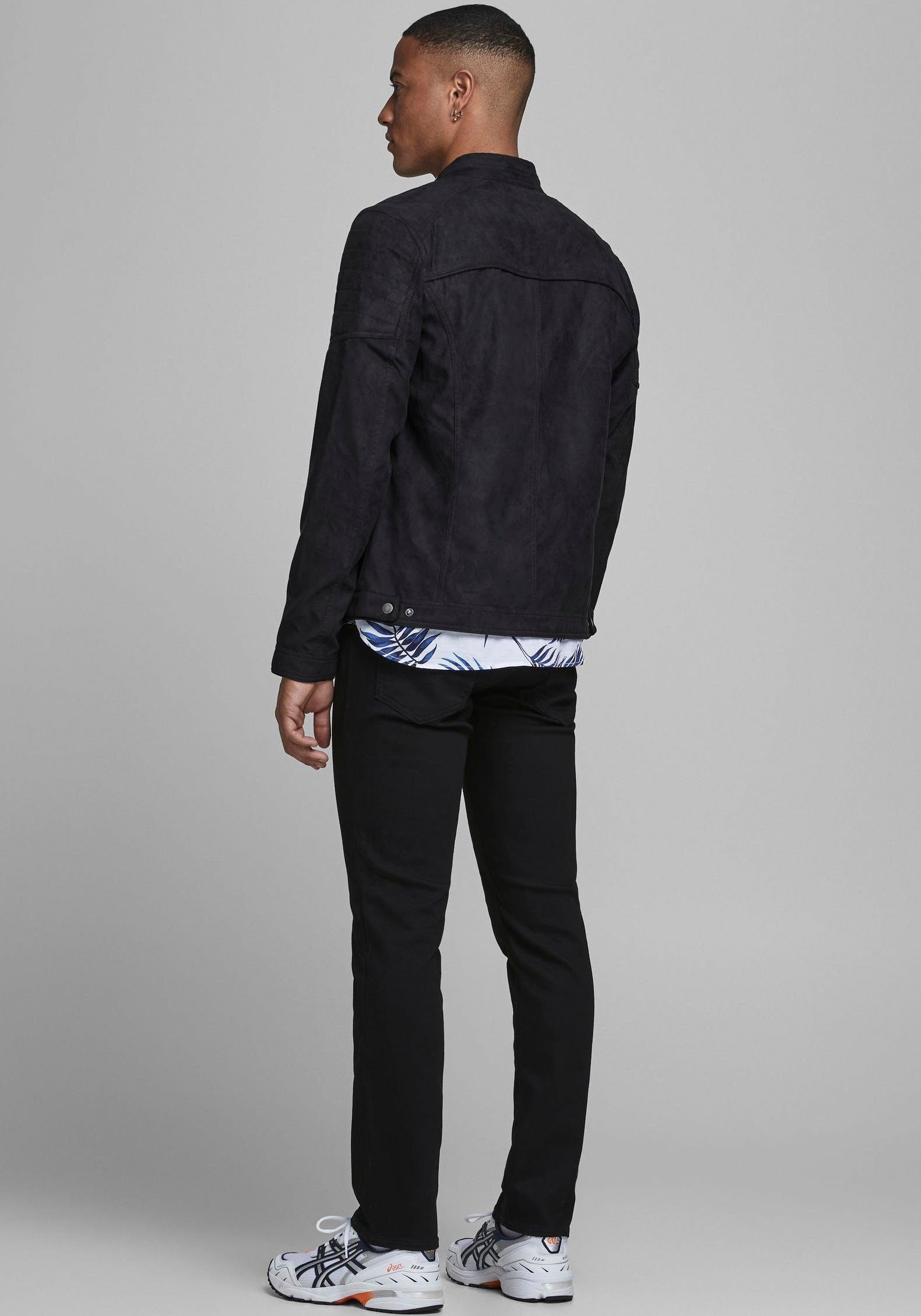 Jack & Jones ROCKY schwarz Bikerjacke JACKET