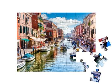 puzzleYOU Puzzle Malerische Insel Murano in Venedig, Italien, 48 Puzzleteile, puzzleYOU-Kollektionen Europa, Italien, Mittelmeer