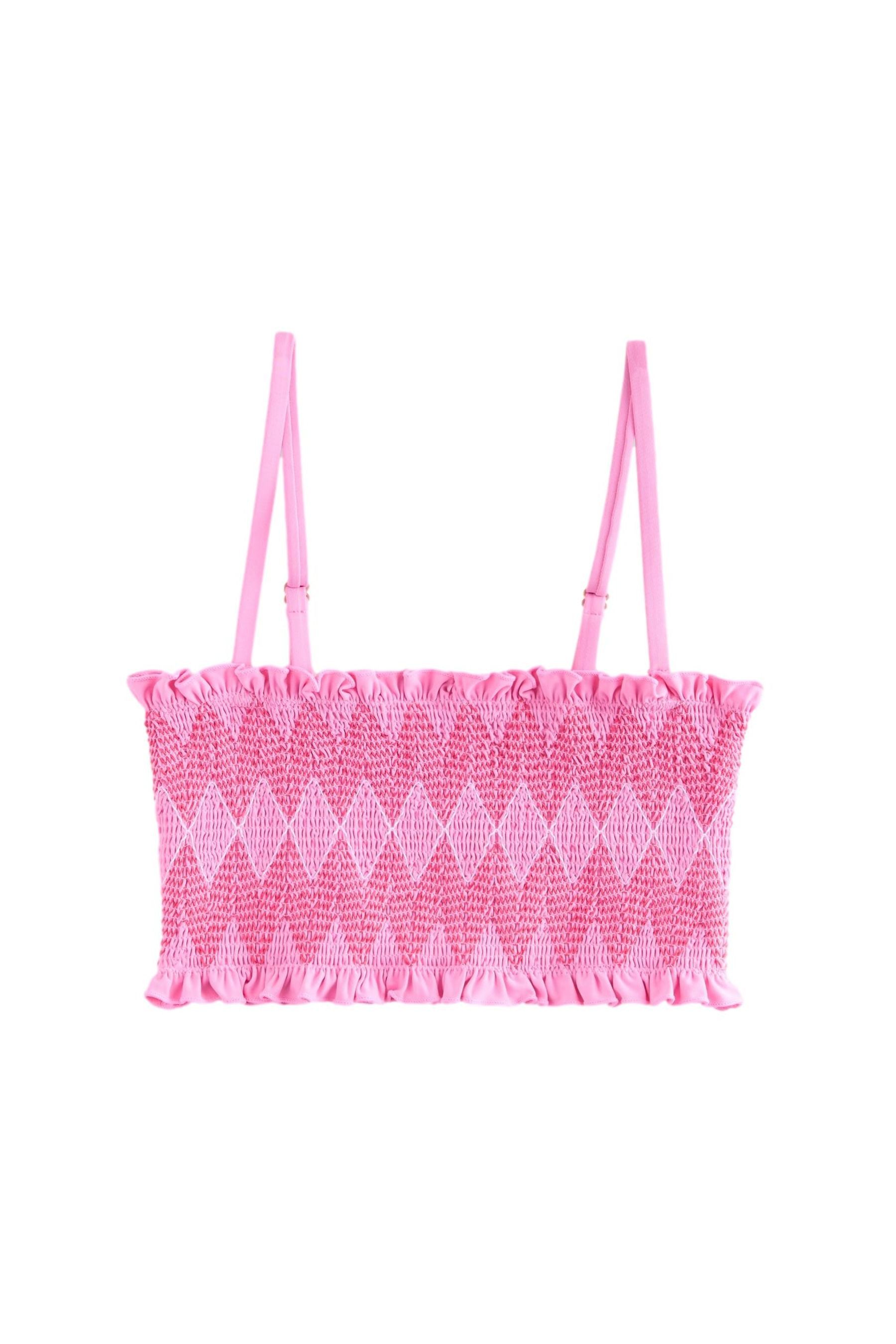 Next Bandeau-Bikini-Top Gesmoktes Bandeau-Bikinioberteil (1-St)