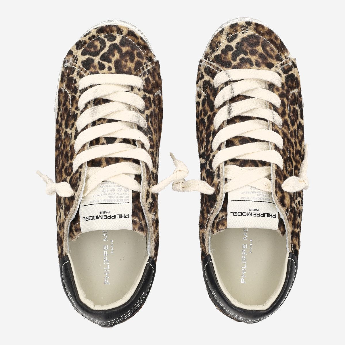 PHILIPPE MODEL Philippe Model PRSX LOW, Sneaker, Braun / Leo-Look, Damen Sneaker